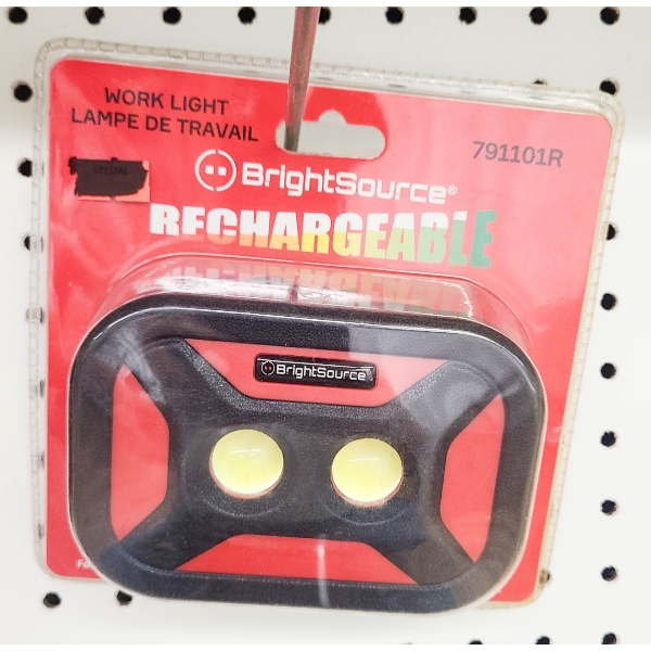 NEW BRIGHT SOURCE RECHARGEABLE WORK LIGHT