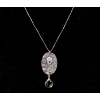 Image 1 : WOMEN'S SILVER 925 STAMPED NECKLACE W/ PENDANT
