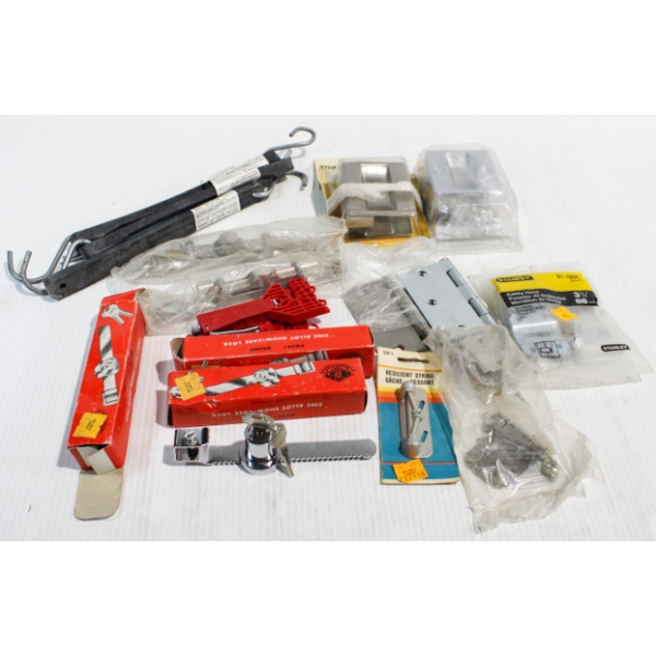 FLAT OF SLIDING REPLACEMENT HARDWARE, LOCKS ETC