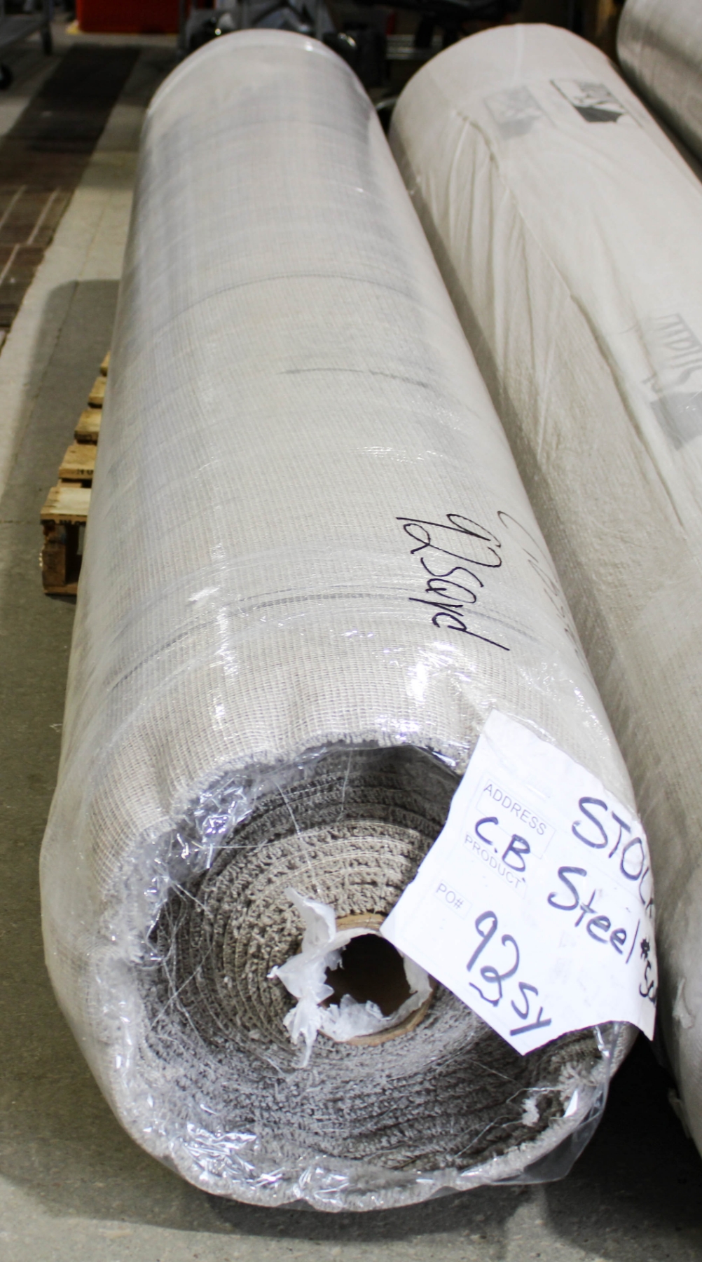 NEW SHAW CABANA BAY SOLID NET STEEL CARPET