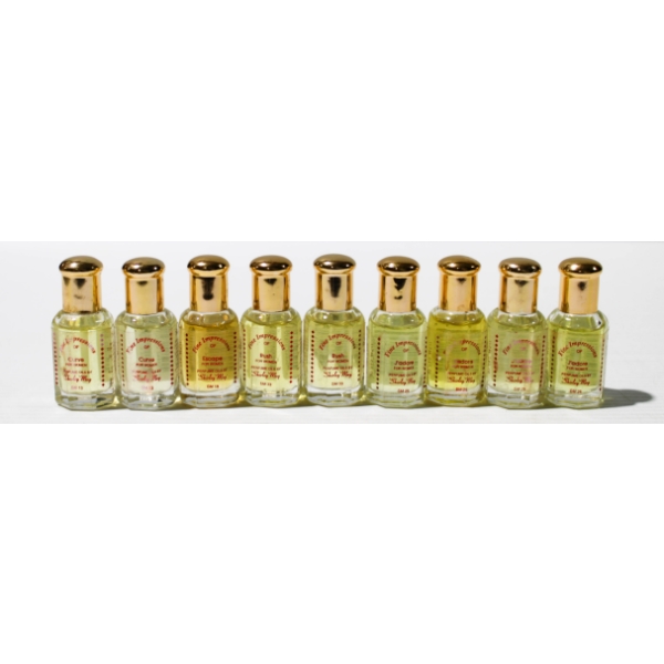 9 ASST. FINE IMPRESSIONS PERFUME - RUSH J'ADORE ETC.