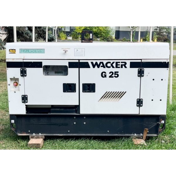 WACKER G25 DIESEL GENERATOR RUNNING - MOTOR ISUZU MODEL 4LE1 