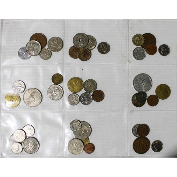 LOT OF 45 WORLD COLLECTIBLE COINS