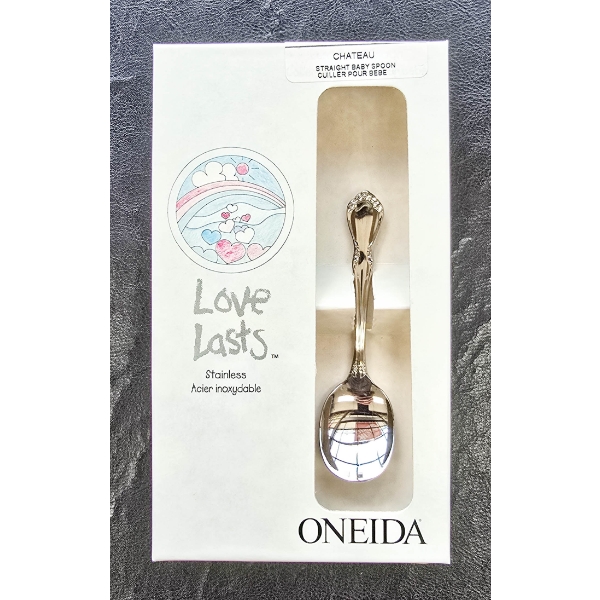 NEW ONEIDA CHATEAU STRAIGHT BABY SPOON
