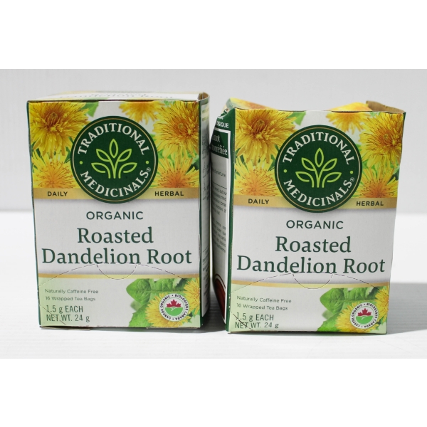 2PKS TM ORGANIC ROASTED DANDELINE ROOT TEA BAGS