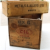 Image 2 : 2 VINTAGE WOODEN BOXES - INCL. SHOT GUN SHELL BOX 