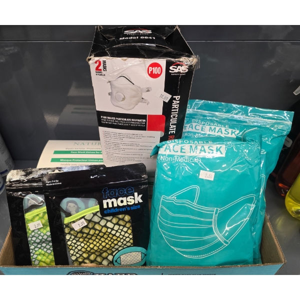 ASSORT. MEDICAL & NON-MEDICAL FACE MASKS