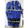 3 CLEANED USED FIRE RETARDANT COVERALLS 54T & 56T