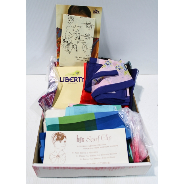 FLAT OF VARIOUS LADIES SCARFS