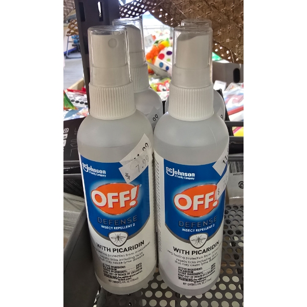 4 OFF! DEFENSE BUG REPELLENT W/ PICARIDIN