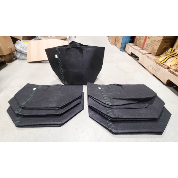 8 X 3 GALLON GROW BAGS W/ HANDLES