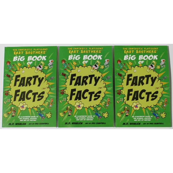 3 NEW BIG BOOK OF FARTY FACTS BY M.D. WHALEN