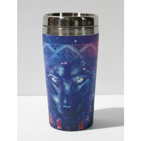 NEW WOLF NU TRENDZ 16 OZ TRAVEL MUG