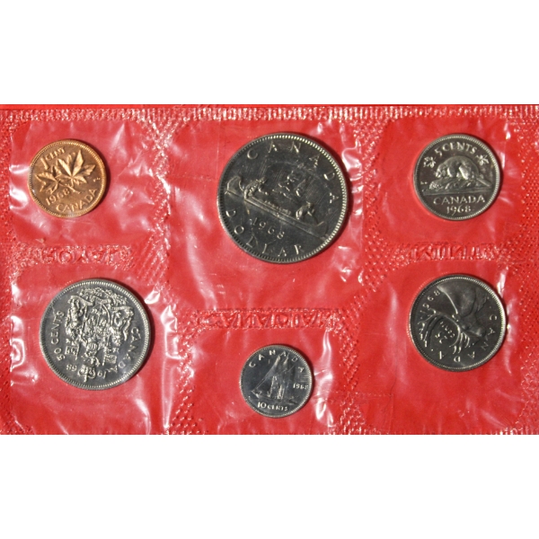 1968 PROOF CANADA MINT SEALED COIN SET