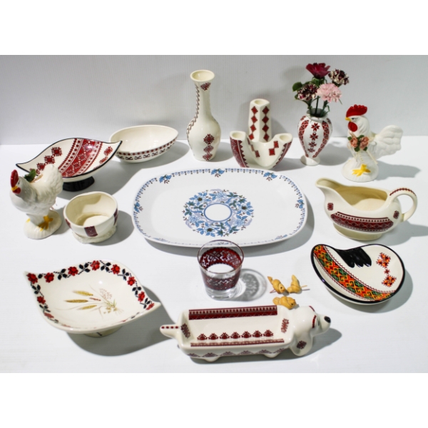 UKRAINIAN DISHES - VASES - VINTAGE ETC.