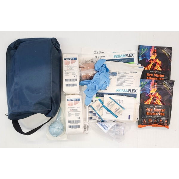 FIRST AID KIT & 2 FIRE STARTERS