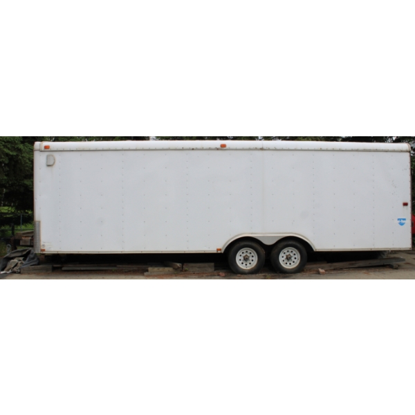 2007 LOAD RUNNER 29FT ENCLOSED CARGO TRAILER 