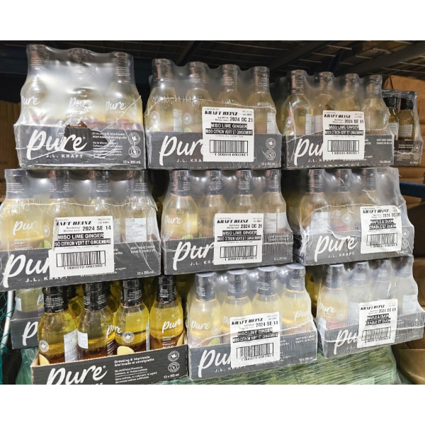 10 X 12 ASST. KRAFT PURE SALAD DRESSING