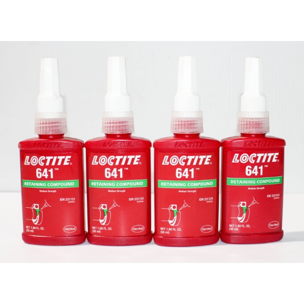 4 X 50ML LOCTITE 641 RETAINING COMPOUND