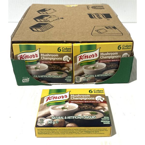 24 BXS KNORR MUSHROOM BOUILLON CUBES