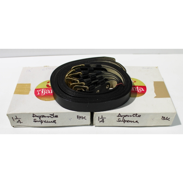 18 MEN'S NEW BLACK LEATHER BELTS - ASST. SIZES