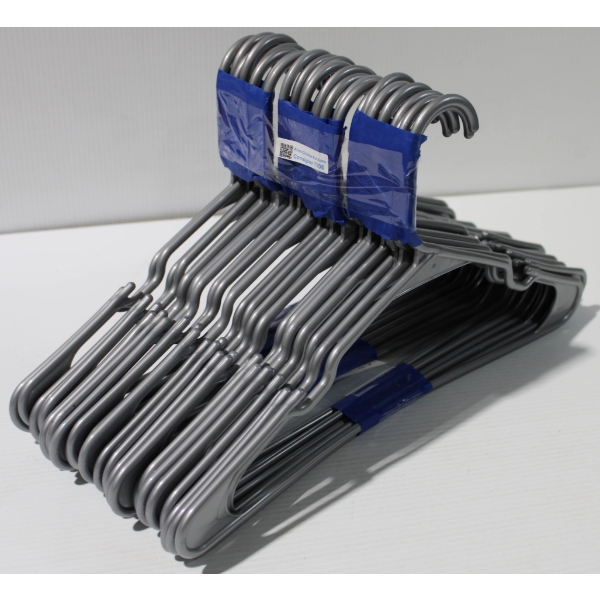 30 NEW PLASTIC HANGARS
