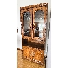 Image 1 : HARDWOOD LIQUOR CABINET W/ OVER HEAD LIGHT