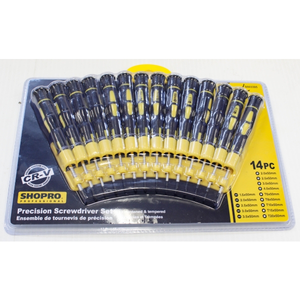 NEW SHOPRO 14PC SCREWDRIVER SET