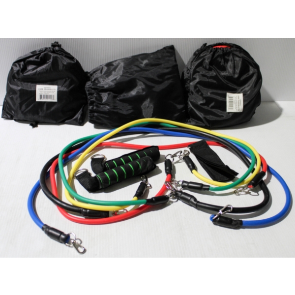 NEW YOGA RESISTANCE EXERCISE BANDS -3PKS - ASST WEIGHTS