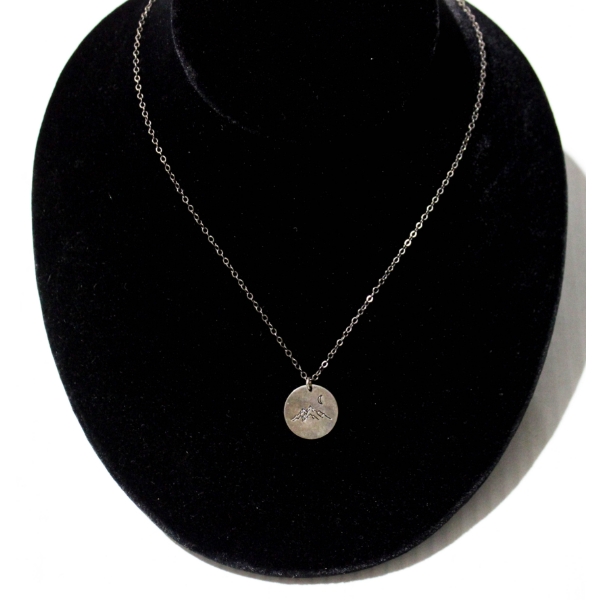 .925 SILVER LADIES NECKLACE W/ PENDANT