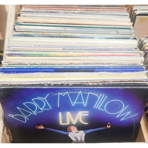 50+ VINTAGE ESTATE LP RECORDS BARRY MANILOW ETC.