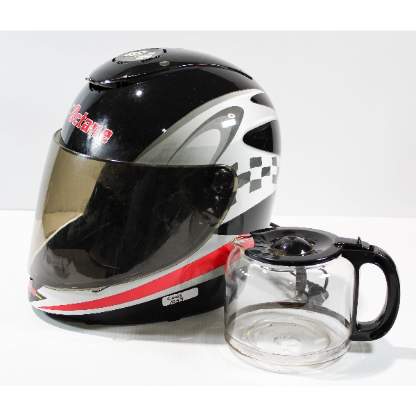 MOTORCYCLE RACING HELMET COFFEE MAKER