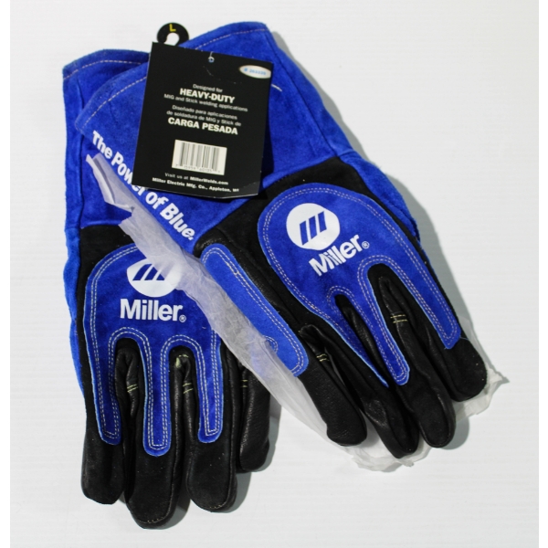 MILLER H.D. MIG/STICK ARC ARMOR GLOVES SIZE L