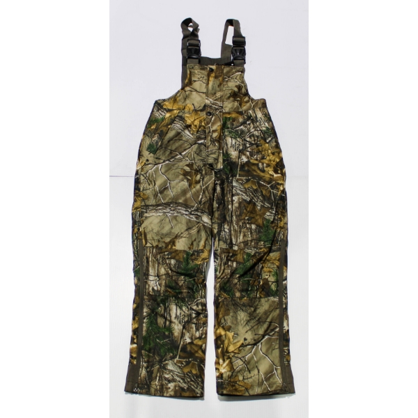 NEW GAME WINNER YOUTH CAMO BIB OVERALLS - SIZE M