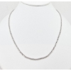 Image 1 : 10K WHITE GOLD 28" NECKLACE
