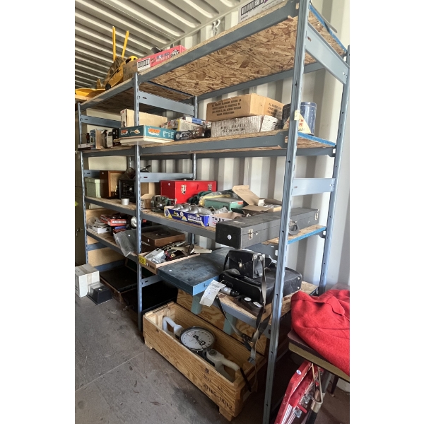 8.4’ L X 7’ H X 2’ D HEAVY DUTY E-Z ERECTION RACKING / SHELVING 
