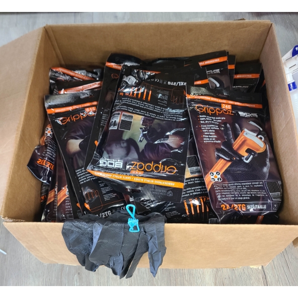 40+ 2XL GRIPPAZ 246 BDG NITRILE GLOVES
