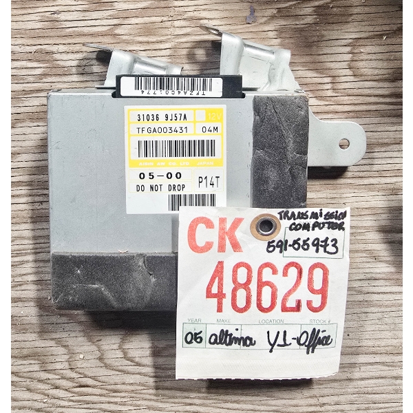 SALVAGED 2005 NISSAN ALTIMA TRANSMISSION COMPUTER