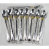 Image 1 : 36 NEW DANISH 7.5" LONG HANDLED TEA SPOONS 