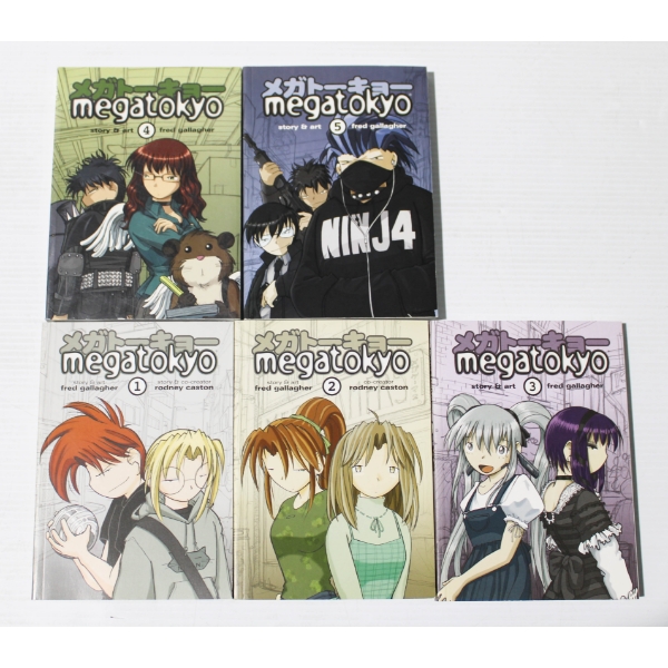 MEGATOKYO MANGA BOOK SERIES - VOL. 1-5