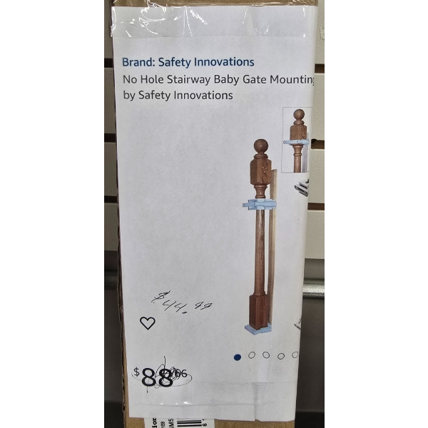 NO HOLE STAIRWAY BABY GATE MOUNTING