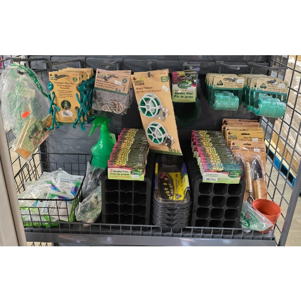 LARGE LOT OF ASSORT. GARDENING ACCESSORIES