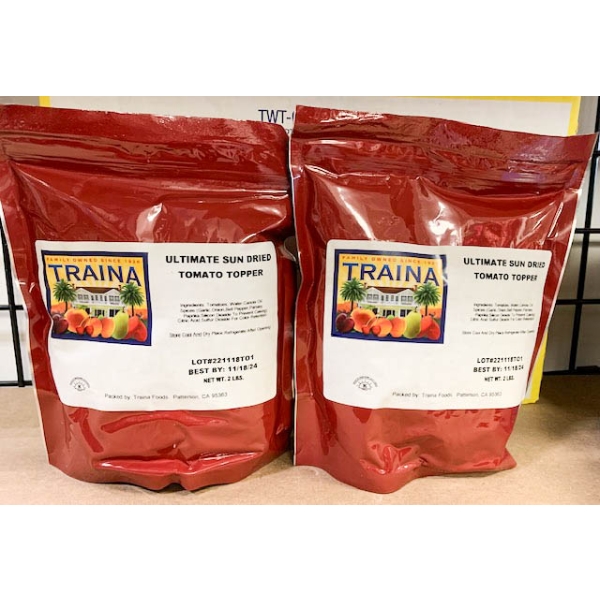 2 X 2 LBS TRAINA ULTIMATE SUN DRIED TOMATO TOPPER 