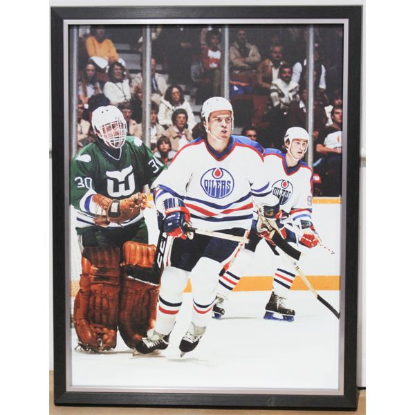 FRAMED GRETZKY EDMONTON OILERS WALL ART
