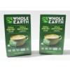 Image 1 : 2 X 80 WHOLE EARTH STEVIA & MONK FRUIT SWEETENER