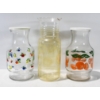 Image 1 : VINT. GLASS JUICE CONTAINERS W/ LIDS & PITCHER