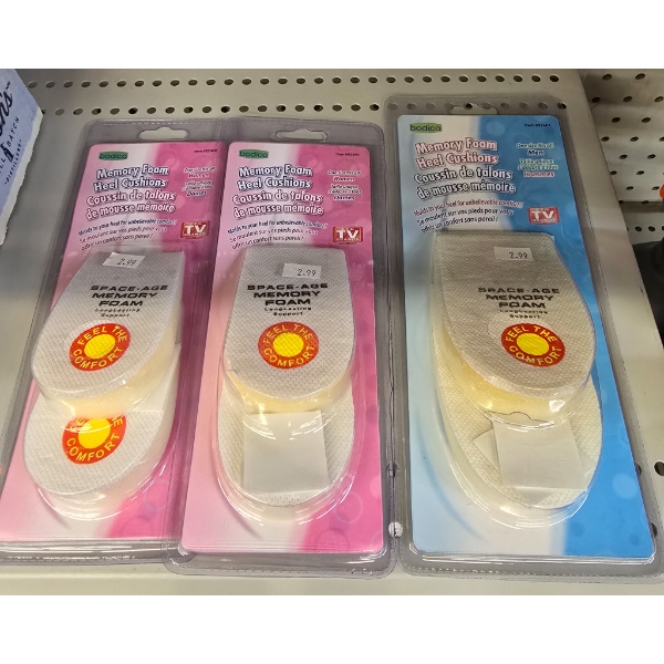 MEMORY FOAM HEEL CUSHIONS