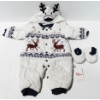Image 1 : VINE CHILDRENS REINDEER ONESIE W/ BOOTIES