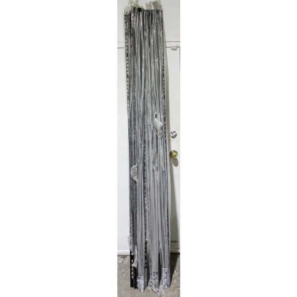 89 EFA METAL CARPET REDUCER BLACK - 1/2