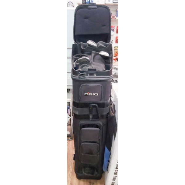 OGIO GOLF CLUBS W/ TRAVELING CASE